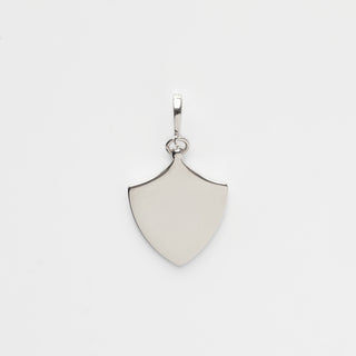 Louise Thompson Large Silver Shield Pendant
