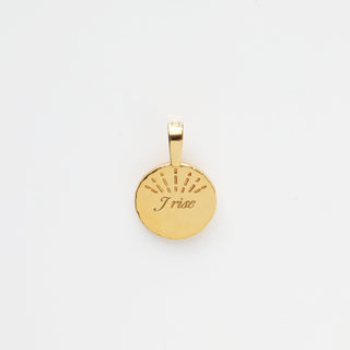 Chapters I Rise Coin Pendant