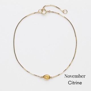 Birthstone Solitaire Bracelet