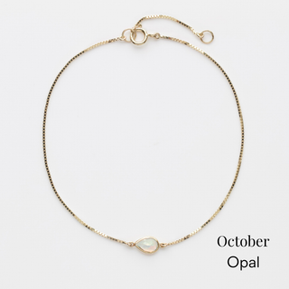 Birthstone Solitaire Bracelet