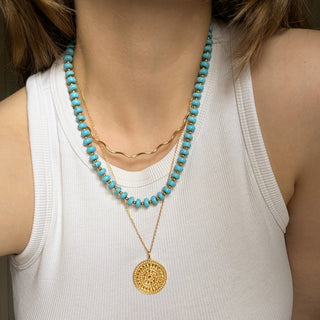 Icon Large Aztec Coin Pendant