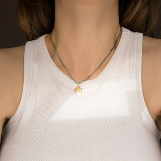 Carrie Elizabeth Emerald Necklace