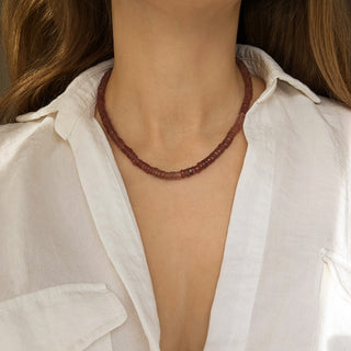 Carrie Elizabeth Limited Edition Chocolate Quartz Necklace