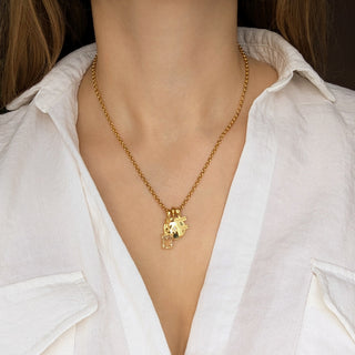 Gold birthstone charms