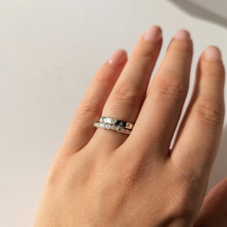 Carrie Elizabeth Celestial Diamond Stacking Ring Set