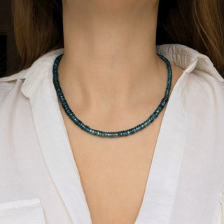 Carrie Elizabeth Coated Topaz Beaded Necklace