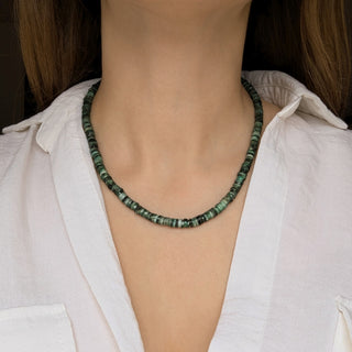 Carrie Elizabeth Limited Edition Emerald Beaded Necklace