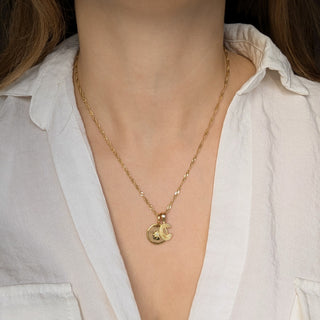 Carrie Elizabeth vermeil singapore link chain