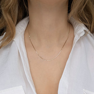 Curb chain necklace