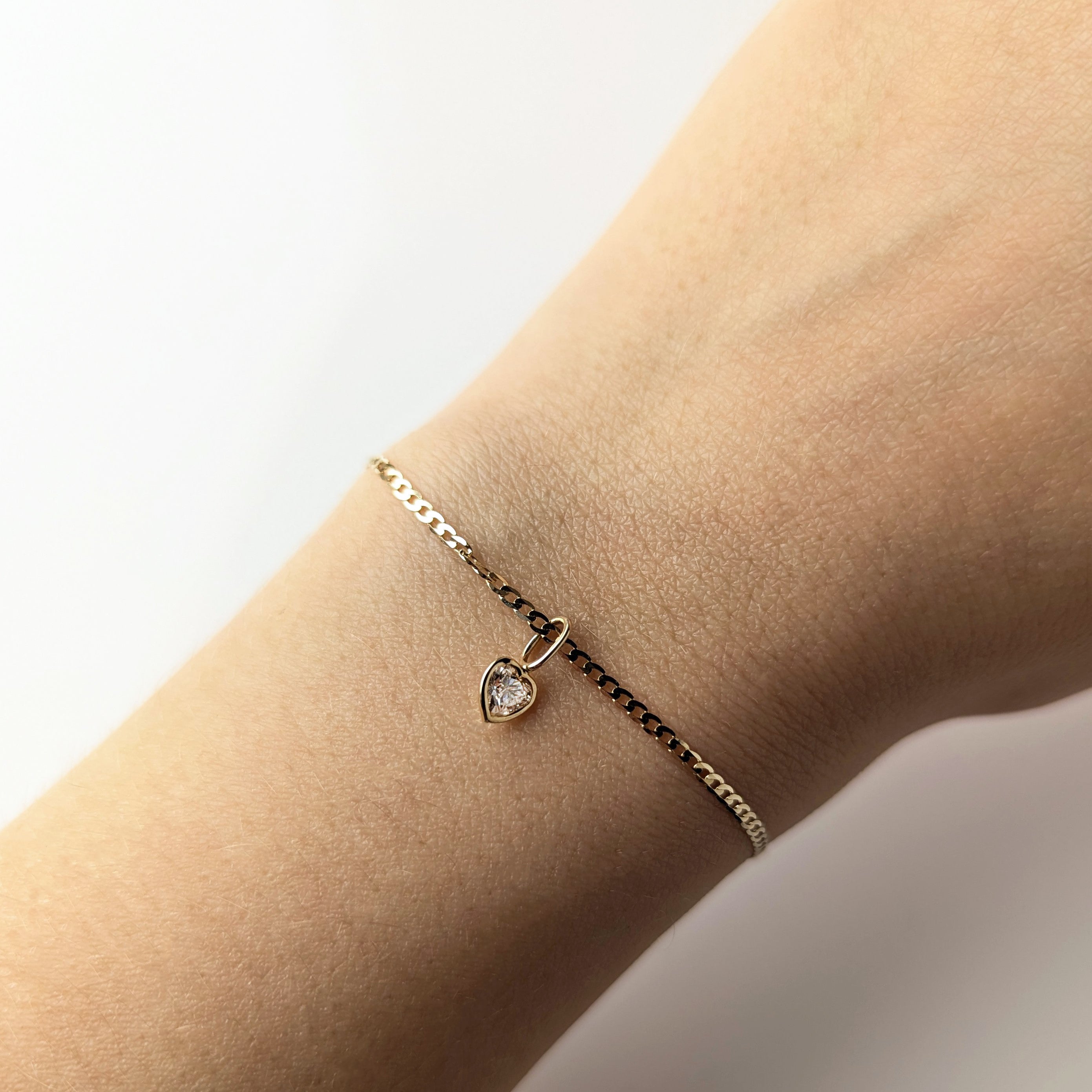 Treasured Sparkle Curb Chain Bracelet