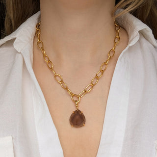 chunky gold necklace