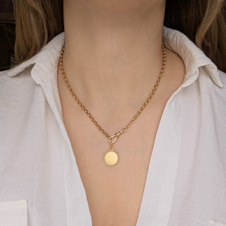 Carrie Elizabeth coin pendant to engrave