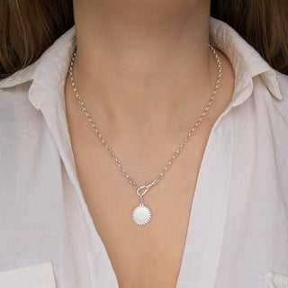 plain silver coin pendant to engrave