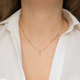 solid gold playing card charm