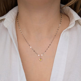 Carrie elizabeth Limited Edition Yellow Sapphire Heart Necklace