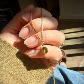 Lydia Millen Evergreen Vintage Gemstone Charm