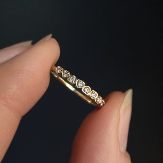 Diamond Heart Stacking Ring