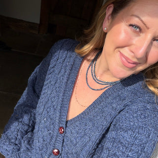 Exclusive Denim Blue Sapphire Necklace