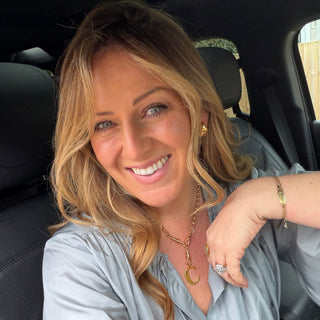 Vintage Statement Initial Pendant