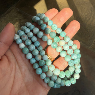 Limited Edition Larimar Beaded Necklace