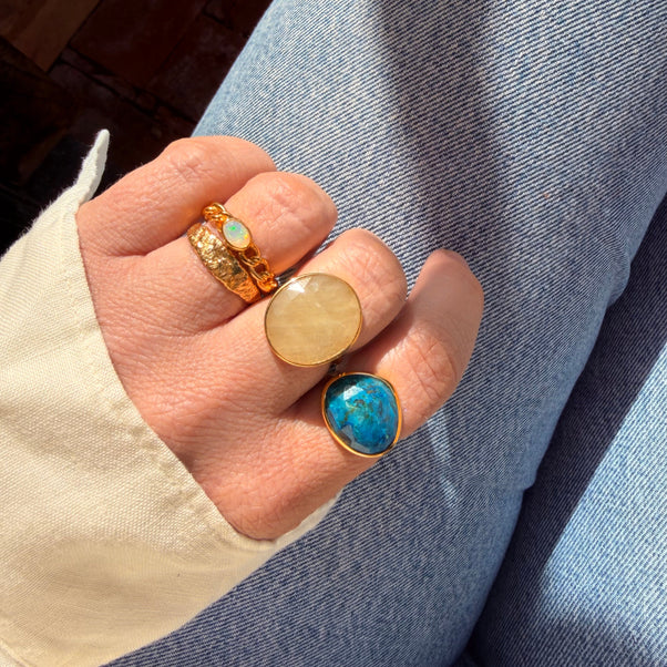 Azurite Ocean Ring