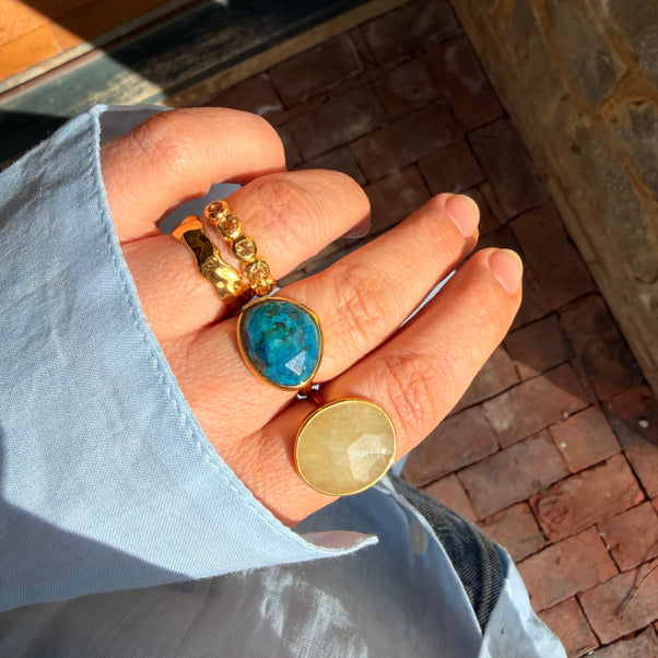Azurite Ocean Ring