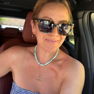 Limited Edition Larimar Beaded Necklace