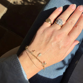 Lydia Millen Evergreen Oak Leaf Charm