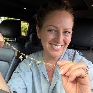 Lydia Millen Evergreen Oak Leaf Charm
