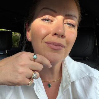 Rosanna Georgian Emerald Ring 