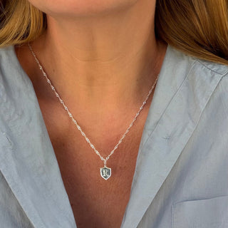 Lydia Millen Evergreen Initial Crest Charm