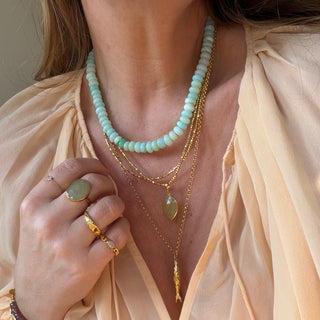 Molten Diamond Fish Pendant