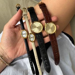 Orla Luxe Embossed Leather Watch