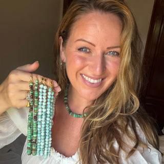 Limited Edition Larimar Beaded Necklace