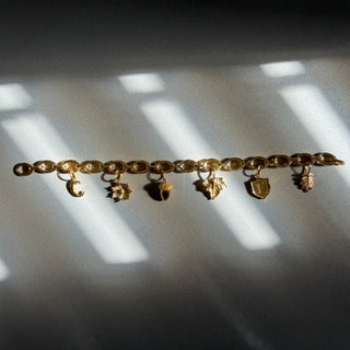Statement Link Charm Bracelet