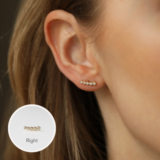 Carrie Elizabeth Diamond earring