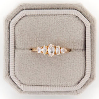 SAMPLE SALE- Lab Grown Sapphire Ring - UK Ring Size O