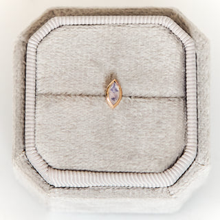 SAMPLE SALE- Moonstone Marquise Stud - SINGLE