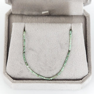 SAMPLE SALE- Emerald Beaded Necklace