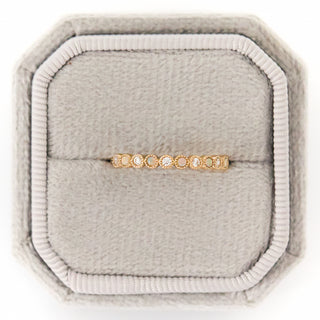 SAMPLE SALE- Delicate Opal Stacker - UK Ring Size O
