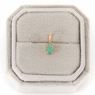 SAMPLE SALE- Emerald Pear Charm