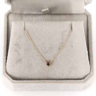 SAMPLE SALE- Black Diamond Heart Necklace