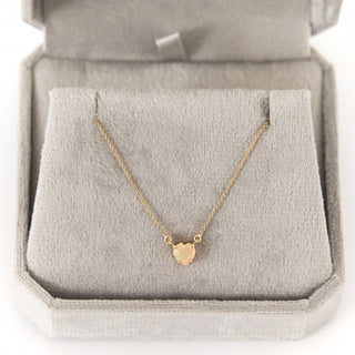 SAMPLE SALE- Opal Heart Necklace