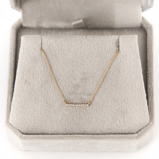 SAMPLE SALE- Diamond Bar Necklace