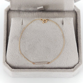 SAMPLE SALE-Diamond Bar Bracelet