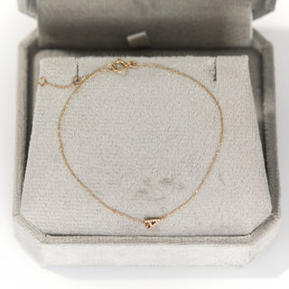 SAMPLE SALE- Diamond A Initial Bracelet