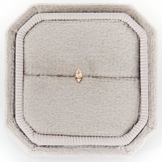 SAMPLE SALE- Topaz & Diamond Stud SINGLE