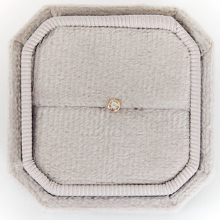 SAMPLE SALE- Bezel Set Topaz Stud SINGLE