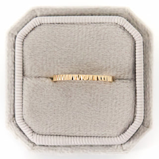 SAMPLE SALE- Diamond Cut Infinity Ring - UK Size O