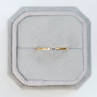 SAMPLE SALE- Morse Code 'N' Ring - Size UK L